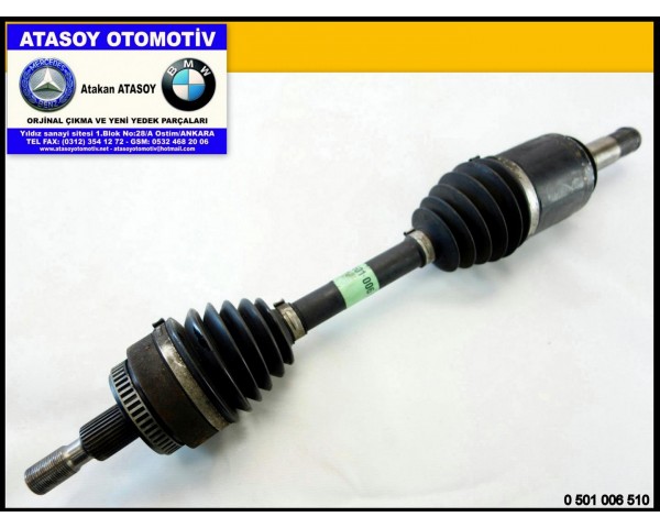 MERCEDES W163 ML320 ÖN AKİS 0501006510 1633300401 1633300101 A1633300401 A1633300101 MERCEDES ML270CDI SOL ÖN AKİS MERCEDES ML SOL ÖN AKİS ML350 SOL ÖN AKİS ML 400CDI AKİS ML55 AMG ML430